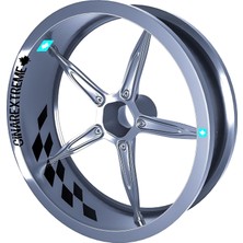 Astraltech Gp Flag Damalı Jet Siyah Iç Jant Şeridi Sticker