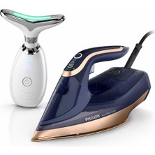 Philips 8000 Serisi Azur Buharlı Ütü, 3000W DST8050/20 + Yüz Masaj Aleti Hediye