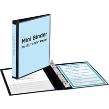 Astraltech Avery Mini-Uzun Ömürlü View Binder 14 x 21,6 cm Sayfa Için 0.5 Inch