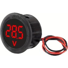 Astraltech Dijital Voltmetre DC4-100V Kırmızı Araç Karavan Motorsiklet Yat Tekne