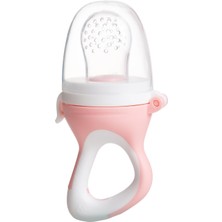 Astraltech Babyjem Silikon Uçlu Meyve Sebze Emziği - Pembe Çok Renkli 8681049216007
