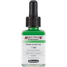 Astraltech Schmincke Aero Color Professional Akrilik Airbrush Mürekkebi 28 ml 502 Permanent Green