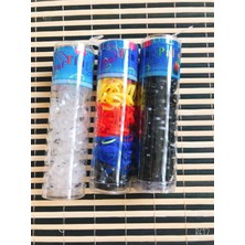 Astraltech Rengarek Saç Örgü Lastiği, Kutuda Ince Lastik Toka(3 Kutu)