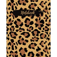 Astraltech Leopard Print Notebook: Lined Journal. Gift For Mom. Coworker Gift. Stylish Notebook. 8.5"