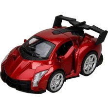 Astraltech Maxx Wheels Sesli ve Işıklı Model Arabalar 11,5 Cm. - Kiremit Rengi