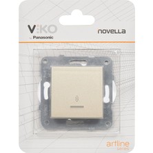 Astraltech Viko Novella/trenda Bronz Işik Veavien Mekanizma+Düğme Kapak Çabuk Bağlantı Çarpma Karşıtı Çocuk Ko