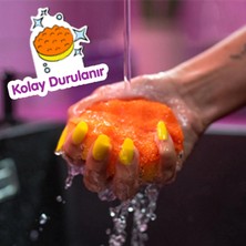 Vileda Punch Portakal Kokulu Çizmez Sünger, Çok Yönlü, Mutfak, Banyo, Dış Mekan Kullanımına Uygun