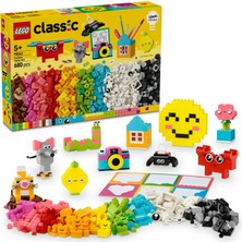 Astraltech LEGO Classic Yaratıcı Mutlu Kutu 11042-5 Yaş ve Üzeri Çocuklar Için Yaratıcı ve Eğlenceli Oyuncak Y