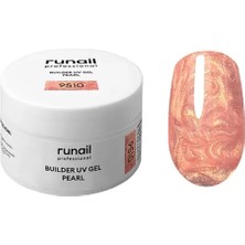 Astraltech Fontenay Runail Modelleme Uv Jeli – Inci Efektli (Buılder Uv Gel Pearl), 15 G – No: 9510 Simli