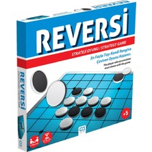 Astraltech Ca Games Reversi +5 Yaş Için 2 Oyunculu Eğlenceli Strateji Zeka Taş Kutu Oyunu