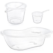 Astraltech Fiore 3lü Bebek Banyo Seti Şeffaf Şeffaf