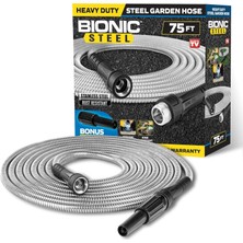 Astraltech Bionic Steel 1583 Bahçe Hortumu, Gümüş, 75'