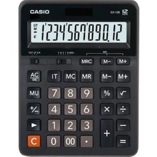 Astraltech Casio GX-12B-BK-W-DC Ekononik Hesap Makinesi