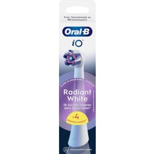 Astraltech Oral-B Io Radiant White Beyaz Diş Fırçası Yedek Başlığı 4 Adet