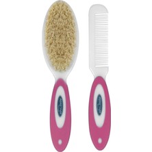 Astraltech Sevi Bebe Naturel Fırça Tarak Pembe