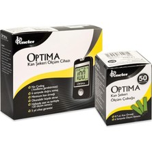 Astraltech Optima Okmeter Şeker Ölçüm Cihazı + Ölçüm Stribi 1 Kutu 50 Adet