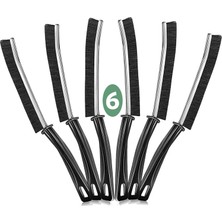 Astraltech Keyaye Çatlak Temizleme Fırçası 6 Adet, Sert Kıl Boşluğu Temizleme Fırçası, Yarık Temizleme Fırçası