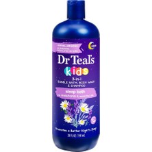 Astraltech Dr.teals Kids Sleep Bath 3ın1 Banyo Köpüğü + Vücut Şampuanı + Şampuan 591ML