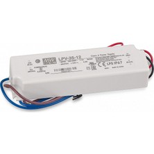 Astraltech Meanwell Ortalama Iyi Lpv-35-12 LED Güç Kaynağı Transformatörü 12 V / 3 A / 36 W IP67 LED Aydınlatm