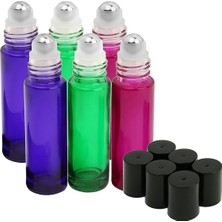 Astraltech Roseroi 5 Adet 20 ml Amber Roll On Cam Şişe Asorti Karışık Renk