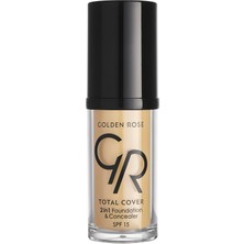 Astraltech Golden Rose Total Cover 2si1 Arada Kapatıcı ve Fondöten No: 03 Almond - 30 ml