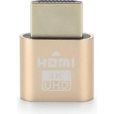Astraltech HDMI UHD Dummy Plug Minning Bitcoin Sanal Monitör Ekran Kartı Emülatörü