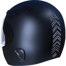 Astraltech 2 Adet Sport Tasarımlı Kask, Araba Ayna Sticker Reflektif, Floresan, Parlak Düz, Özel Renkler Çınar
