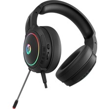 Astraltech DHE-8006 Kablolu Mikrofonlu USB 7.1 Rbg Siyah Oyuncu Kulaklığı