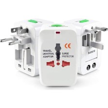 Astraltech Tarix Çoklu Priz Çevirici Dönüştürücü Seyahat Adaptörü, 150+ Ülke (Al-In-One)