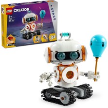 Astraltech LEGO Creator 3’ü 1 Arada Uzay Robotu 31164-8 Yaş ve Üzeri Çocuklar Için Köpek Figürüne Veya Rokete