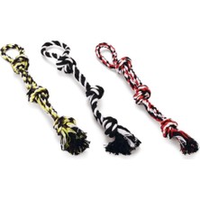 Astraltech Beeztees Köpek Oyuncağı, Üç Düğümlü Diş Ipi, Tutamaçlı, 40CM, 115GR