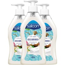 Astraltech Saloon Sıvı Sabun 400 ml Beyaz Sabun Kokulu x 3'lü Paket