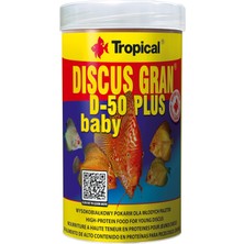 Astraltech Tropical Discusgran D-50 Plus Baby Yavru Discus Balıkları Için Renklendiricigranül Balık Yemi 250 M
