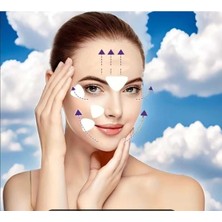 Astraltech Mor Salkım Home Tam Yüz Kırışıklık Önleyici Band Seti Büyük Boy Şeffaf Band (1 Plaka 9 Adet)