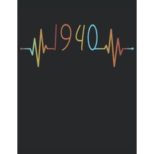 Astraltech 101 Mandalas - Malbuch Ekg Herzschlag Jahrgang 1940 Baujahr Heartbeat: Lustiges Retro Vintage Herzl