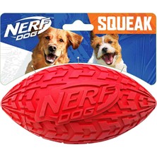 Astraltech Nerf Dog Interaktif Squeaker'lı Lastik Futbol Köpek Oyuncağı, Hafif, Dayanıklı ve Suya Dayanıklı, O