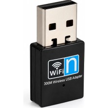 Astraltech Primex Px-Wf3 Realtek RTL8192EU 300MBPS USB Adaptör, 2.4ghz 802.11N Dongle, USB Kablo