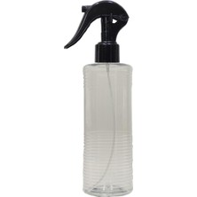 Astraltech Alsun 100 Adet 400 ml Şeffaf Kolonya,dezenfekten,suluk Berber ve Kuaförler Için Boş Siyah Tr Spreyl