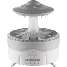 Astraltech Ufo Yağmur Efektli Hava Nemlendirici – Ultrasonik Buhar, Sessiz Çalışma, 7 Renk LED Işık, Zaman Aya