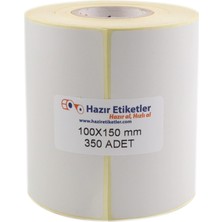 Astraltech Kargo Etiketi Eko Termal Rulo Etiket 100MM x 150MM 350 Adet Direk Termal Transfer Etiketi
