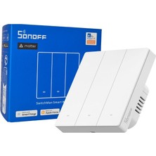 Sonoff M5-3C-86W Matter Wi-Fi 3 Kanallı Akıllı Duvar Anahtarı