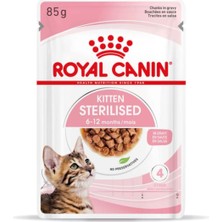 Astraltech Royal Canin Kitten Gravy Sterilised Kısırlaştırılmış Yavru Kedi Konservesi 85 gr