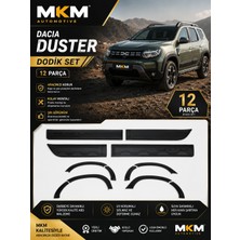 Mkm Dacia Duster Kapı ve Çamurluk Koruma Dodik Seti 2018 ve Üstü 12 Parça