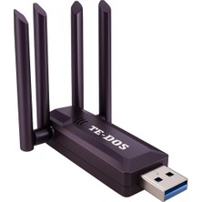 Astraltech Coverzone USB 3.0 Çift Bant Adaptörü 1200 Mbps 4 Antenli Yüksek Çekim Gücü 2.4ghz 5ghz Driver
