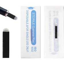 Astraltech 40'lı Paket Tek Kullanımlık Microblading Iğneleri - Kaş ve Dudak Kalıcı Makyaj Için 0,18 mm 18 Piml