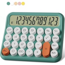 Astraltech Renkli Dijital Hesap Makinesi, 15.5 cm x 13.5 Cm, LCD Ekranlı, Ev ve Ofis Için