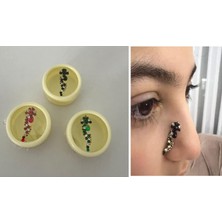 Astraltech Yapışkanlı Yüz Taşı Face Gems 3 Adet Birden Burun Parmak Hızma 1