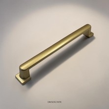 Astraltech 5 Adet Aysima Mat Altın Dolap Kulpu 160 mm – Metal Sağlam Yapı Modern Mobilya Kulpu