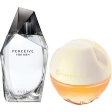 Astraltech Avon Perceive Erkek Edt 100 ml ve Incandessence Kadın Edp 50 ml Parfüm Seti