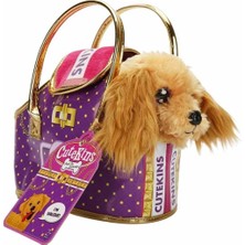 Astraltech Vitrin Dolusu 50585 Cutekins Taşıma Çantalı Peluş Köpek -Sunman